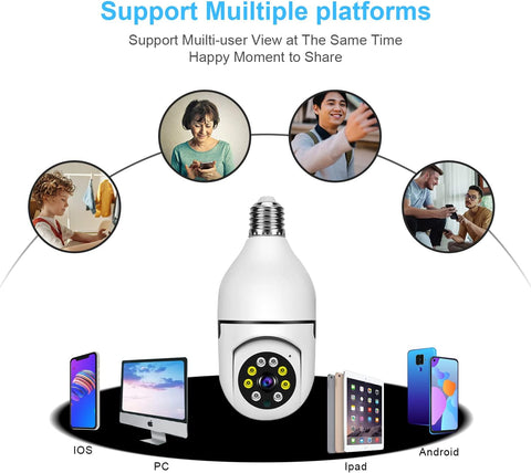 Light Bulb Security Camera
